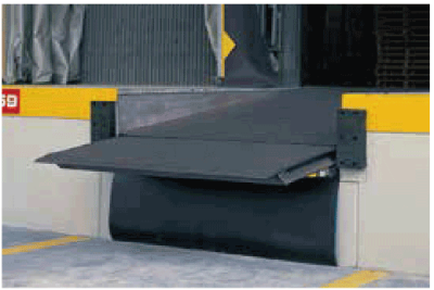 带有伸缩板的液压装卸平台